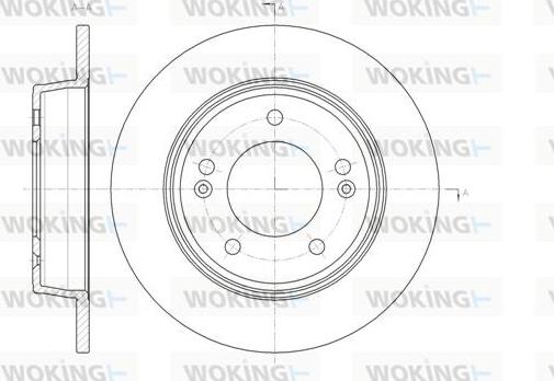 Woking D61435.00 - Discofreno autozon.pro