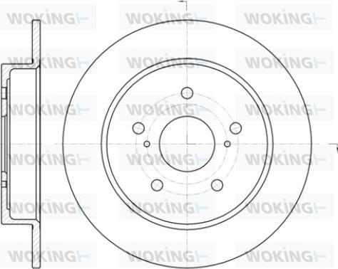 Woking D61425.00 - Discofreno autozon.pro