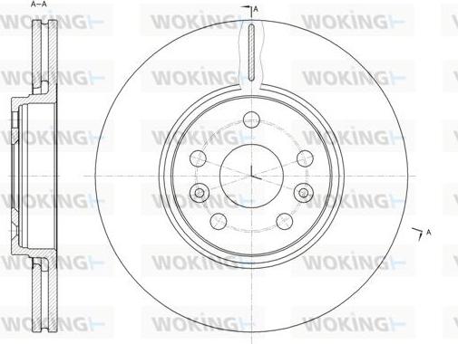 Woking D61477.10 - Discofreno autozon.pro