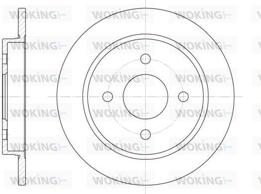 Woking D6155.00 - Discofreno autozon.pro