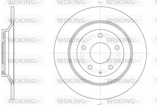 Woking D61518.00 - Discofreno autozon.pro