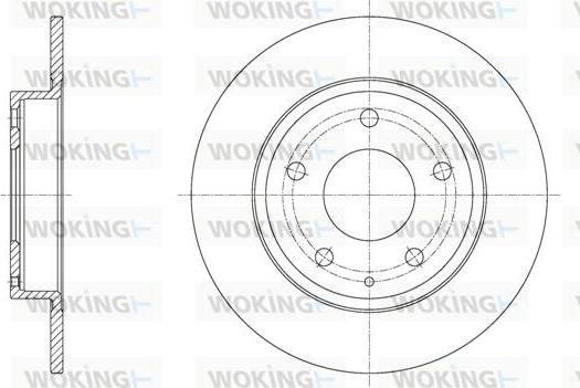 Woking D61575.00 - Discofreno autozon.pro