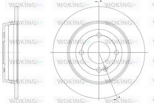 Woking D61570.00 - Discofreno autozon.pro