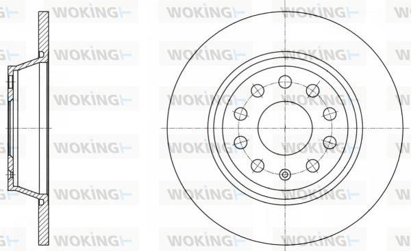 Woking D61646.00 - Discofreno autozon.pro