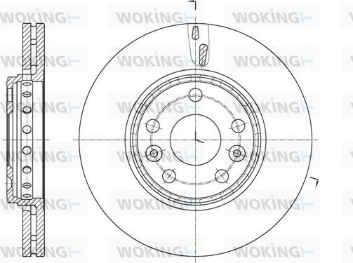 Woking D61655.10 - Discofreno autozon.pro