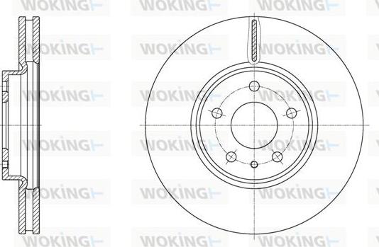 Woking D61605.10 - Discofreno autozon.pro