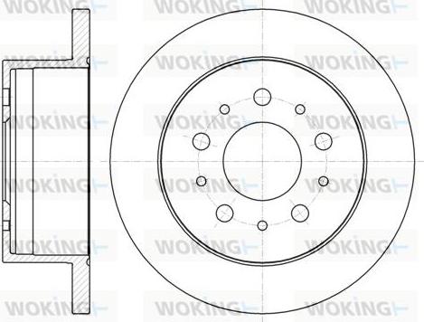 Woking D61055.00 - Discofreno autozon.pro