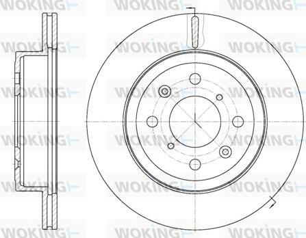 Woking D61038.10 - Discofreno autozon.pro