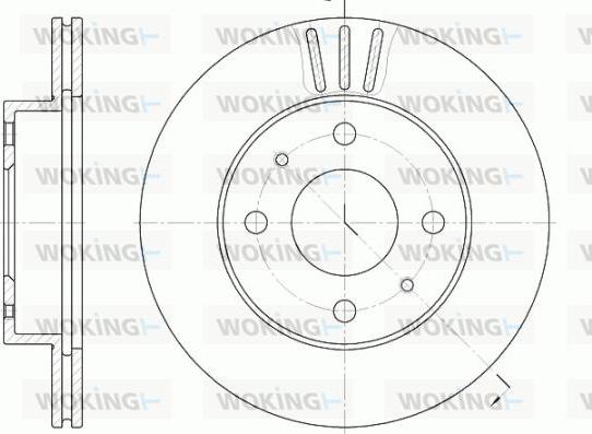 Woking D61148.10 - Discofreno autozon.pro