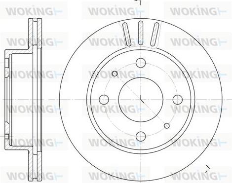 Woking D61150.10 - Discofreno autozon.pro