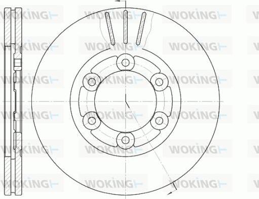 Woking D61164.10 - Discofreno autozon.pro