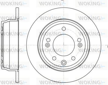 Woking D61105.00 - Discofreno autozon.pro