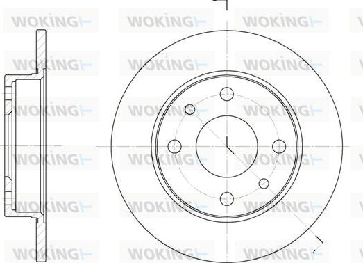 Woking D6110.00 - Discofreno autozon.pro