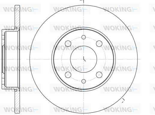 Woking D6110.01 - Discofreno autozon.pro