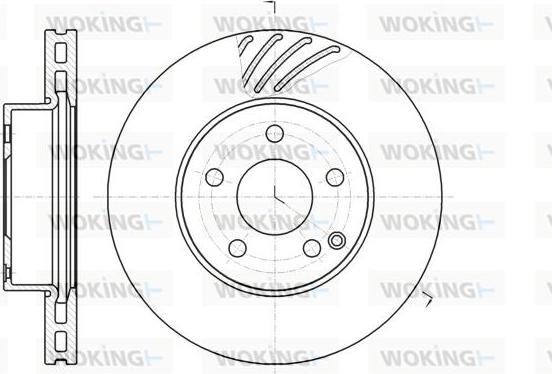 Woking D61184.10 - Discofreno autozon.pro