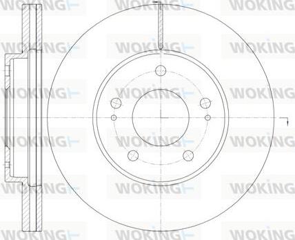 Woking D61130.10 - Discofreno autozon.pro