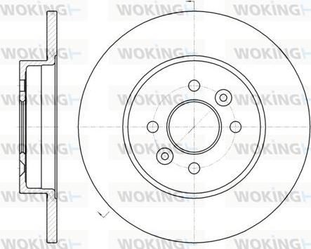 Woking D61176.00 - Discofreno autozon.pro