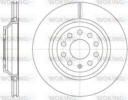 Woking D61172.10 - Discofreno autozon.pro