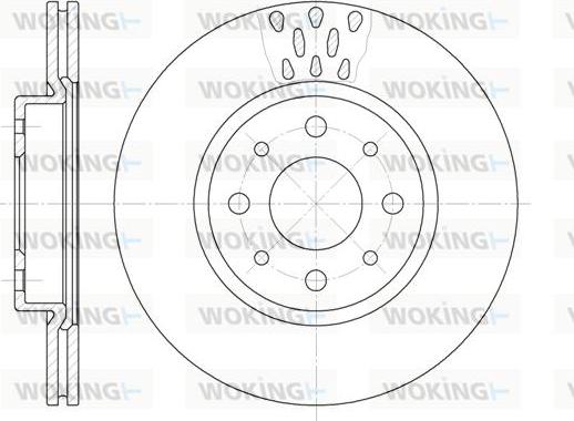 Woking D6189.10 - Discofreno autozon.pro