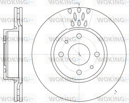 Woking D6186.10 - Discofreno autozon.pro