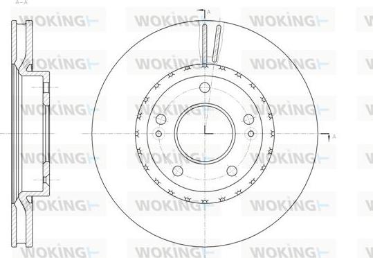 Woking D61801.10 - Discofreno autozon.pro