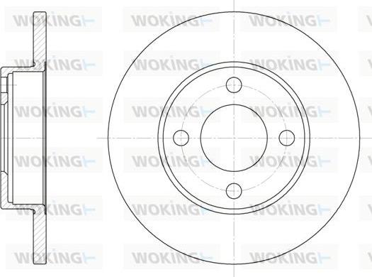 Woking D6181.00 - Discofreno autozon.pro