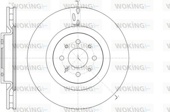 Woking D61391.10 - Discofreno autozon.pro