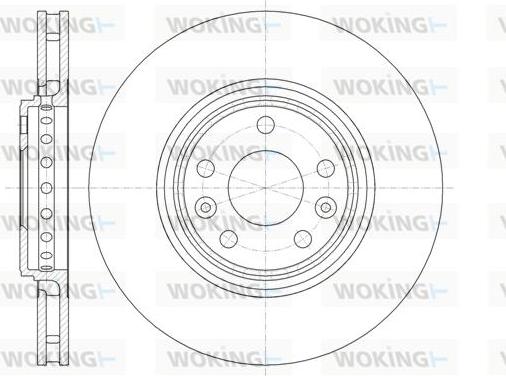 Woking D61345.10 - Discofreno autozon.pro