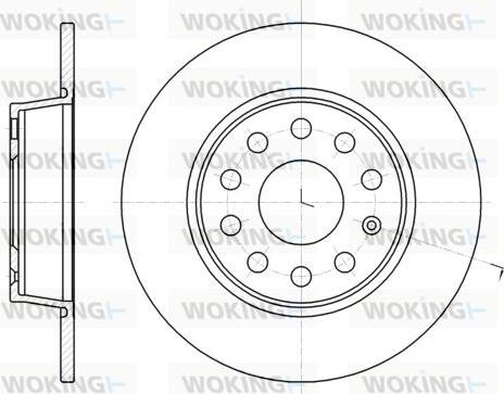 Woking D61340.00 - Discofreno autozon.pro