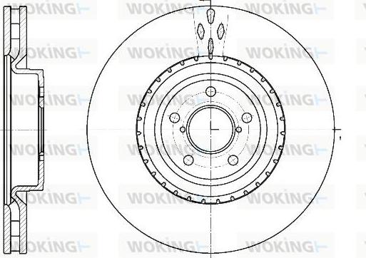 Woking D61341.10 - Discofreno autozon.pro