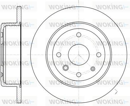 Woking D61321.00 - Discofreno autozon.pro