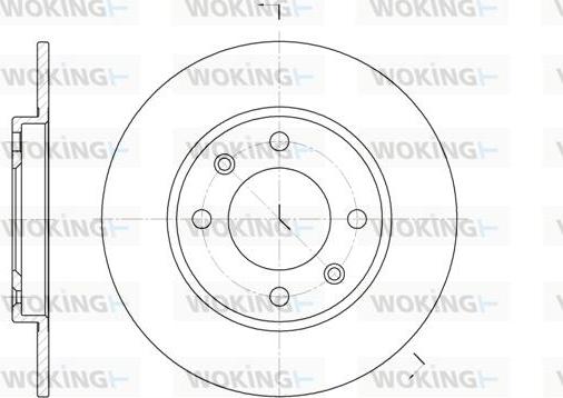 Woking D6128.00 - Discofreno autozon.pro