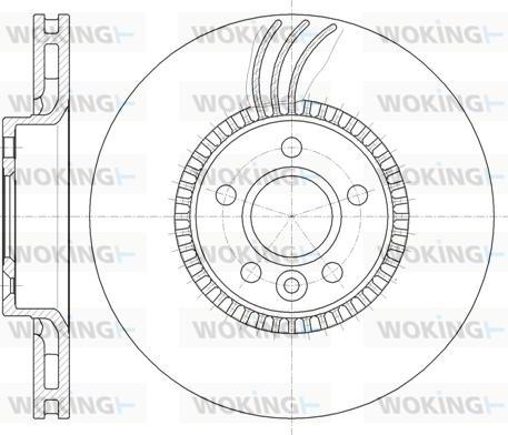 Woking D61280.10 - Discofreno autozon.pro