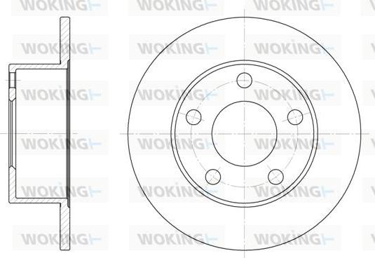 Woking D6123.00 - Discofreno autozon.pro