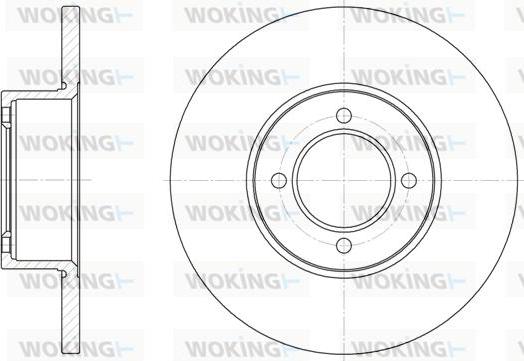 Woking D6127.00 - Discofreno autozon.pro