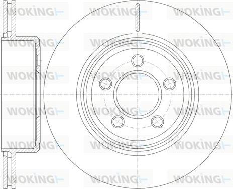 Woking D61270.10 - Discofreno autozon.pro