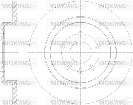 Woking D61791.00 - Discofreno autozon.pro