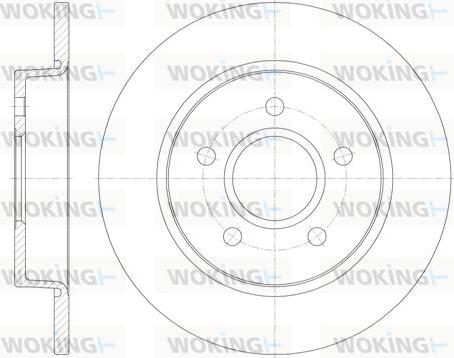 Woking D6846.00 - Discofreno autozon.pro