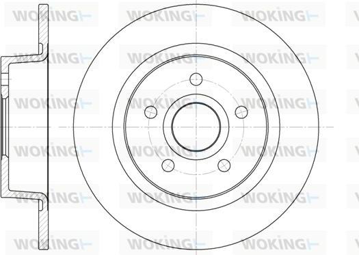 Woking D6863.00 - Discofreno autozon.pro