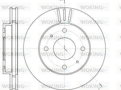 Woking D6394.11 - Discofreno autozon.pro