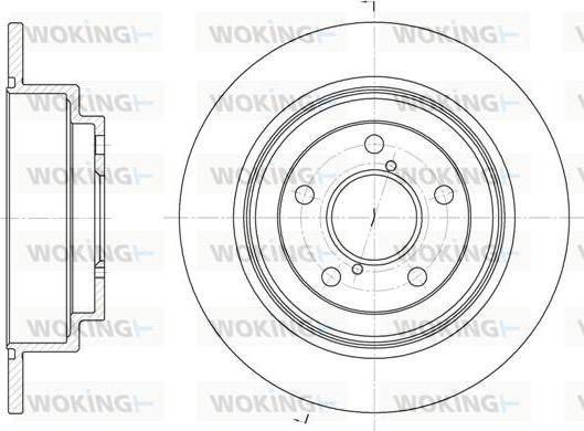 Woking D6398.00 - Discofreno autozon.pro