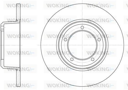 Woking D6341.00 - Discofreno autozon.pro