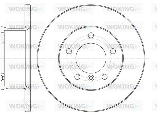 Woking D6350.00 - Discofreno autozon.pro