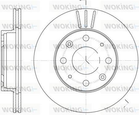 Woking D6368.10 - Discofreno autozon.pro