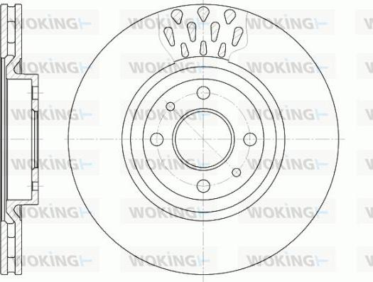 Woking D6315.10 - Discofreno autozon.pro