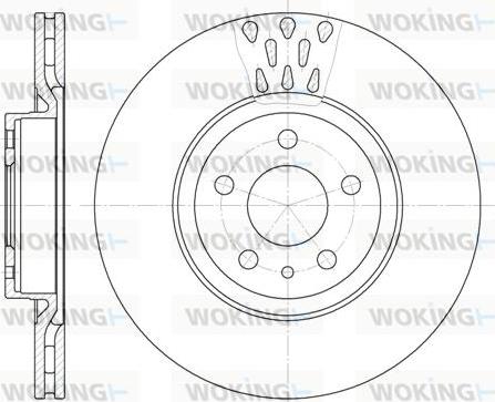 Woking D6316.10 - Discofreno autozon.pro