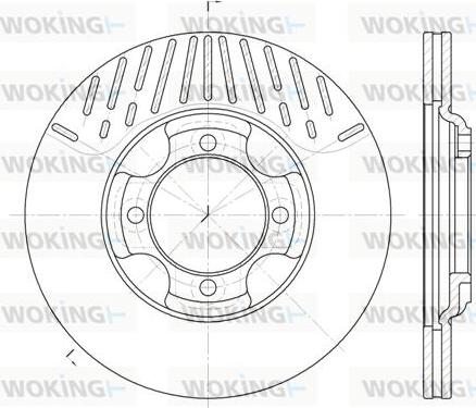 Woking D6381.10 - Discofreno autozon.pro