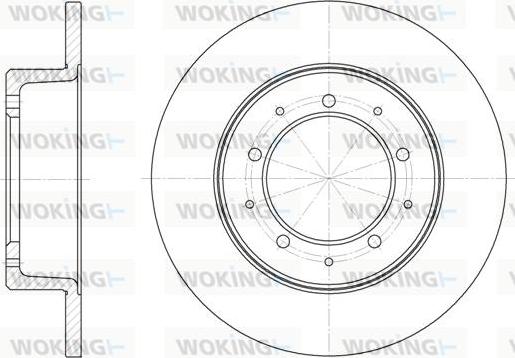 Woking D6333.00 - Discofreno autozon.pro