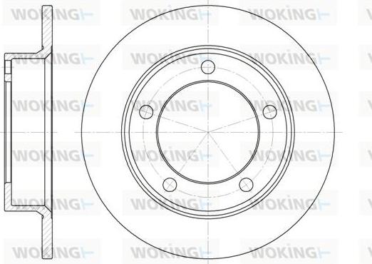 Woking D6257.00 - Discofreno autozon.pro