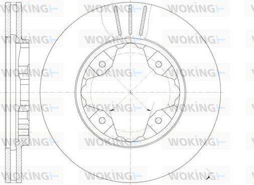 Woking D6205.10 - Discofreno autozon.pro